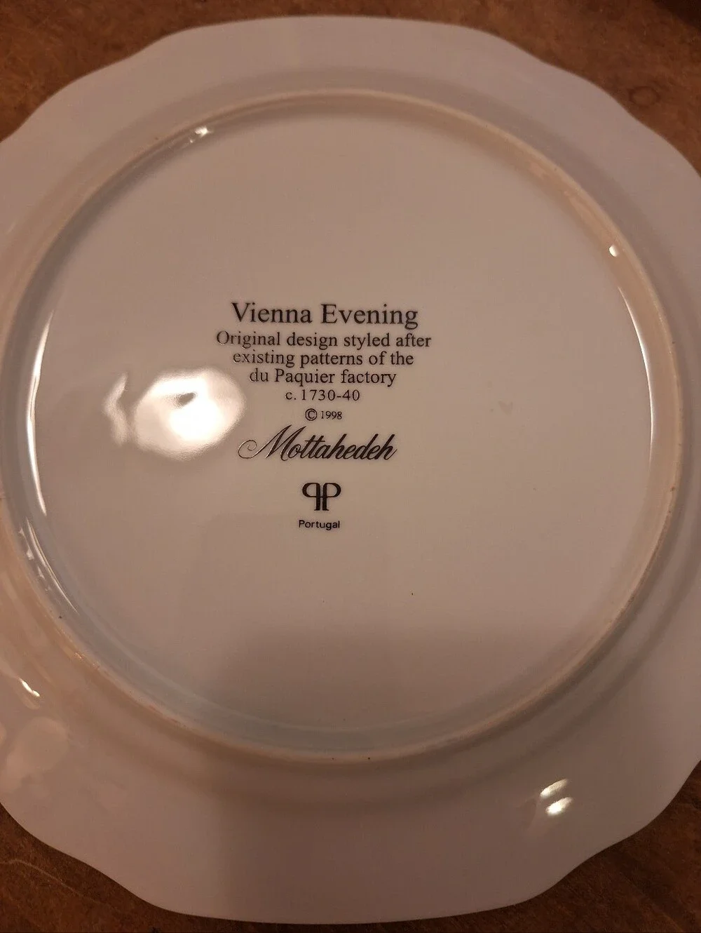 Mottahedeh set porcelain